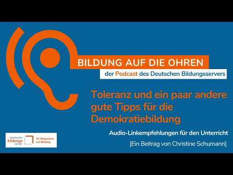 Toleranz und ein paar andere gute Tipps für die Demokratiebildung