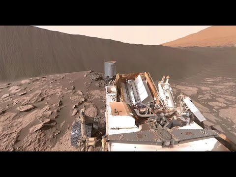 NASA's Curiosity Rover at Namib Dune (360 View)