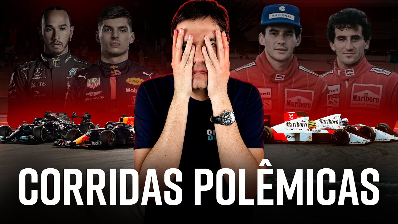 TRETAS DA F1: As corridas mais polêmicas da F1 na história - Suzuka 89/90, Abu Dhabi 2021...