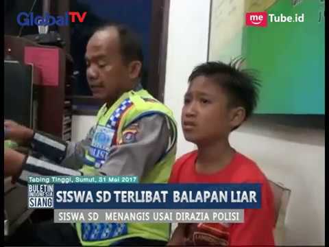 Tertangkap Balapan Liar, Bocah SD Ini Menangis Memohon Motornya Dilepaskan - BIS 31/05