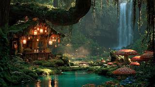 Forest Waterfall Haven | Magical Music | Fantasy Ambience for Relaxation, Sleep & Dreaming