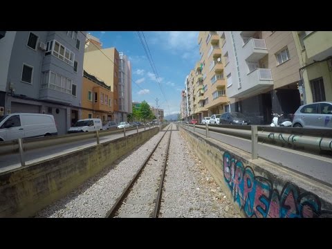 4K FS Soller to Palma in 2 Minutes - Ferrocarril de Sóller Majorca - GoPro Hero 4 Timelapse