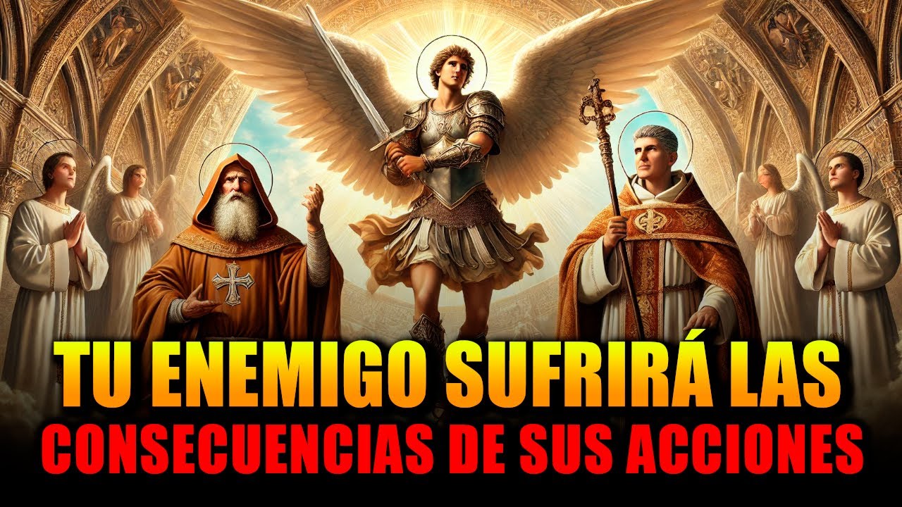🛑SAN BENITO, SAN MIGUEL Y SAN CIPRIANO: ORACIÓN PODEROSA CONTRA MAGIAS, ENEMIGOS Y ENVIDIA