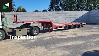Semi-remorque porte-engins Broshuis 4ASD-18-40/1 4 axles Extendable 1xLiftaxle 2x Steering Axle à vendre - Image 4 | Autoline GN Semi-remorque porte-engins Broshuis 4ASD-18-40/1 4 axles Extendable 1xLiftaxle 2x Steering Axle | Image 4 - Autoline