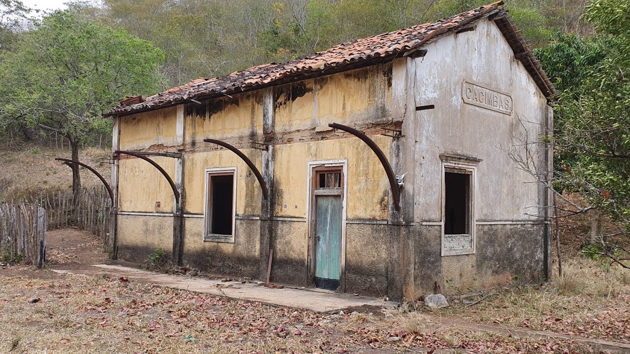 ACHAMOS A ESTAÇÃO FERROVIÁRIA ABANDONADA (ESTAÇÃO CACIMBAS) PIRPIRITUBA-PB)