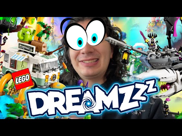 Vídeo relacionado con LEGO DREAMZzz 2 en 1 Submarino-Tiburón de Las Pesadillas de Juguete - 2 Opciones de Construcción con Aeronaves y 5 Minifiguras Inc. Mateo y Astrid - Regalo de para Niños y Niñas de 9+ años 71500