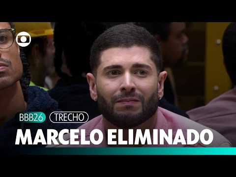 Marcelo is the fifth eliminated contestant from BBB 26 with 68.56% of the votes! | TV Globo