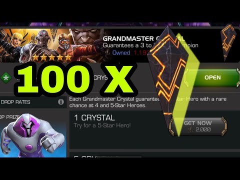 MCOC Crystal Opening 100 Grandmaster Crystals |MCOC| Luck vs [*]uck