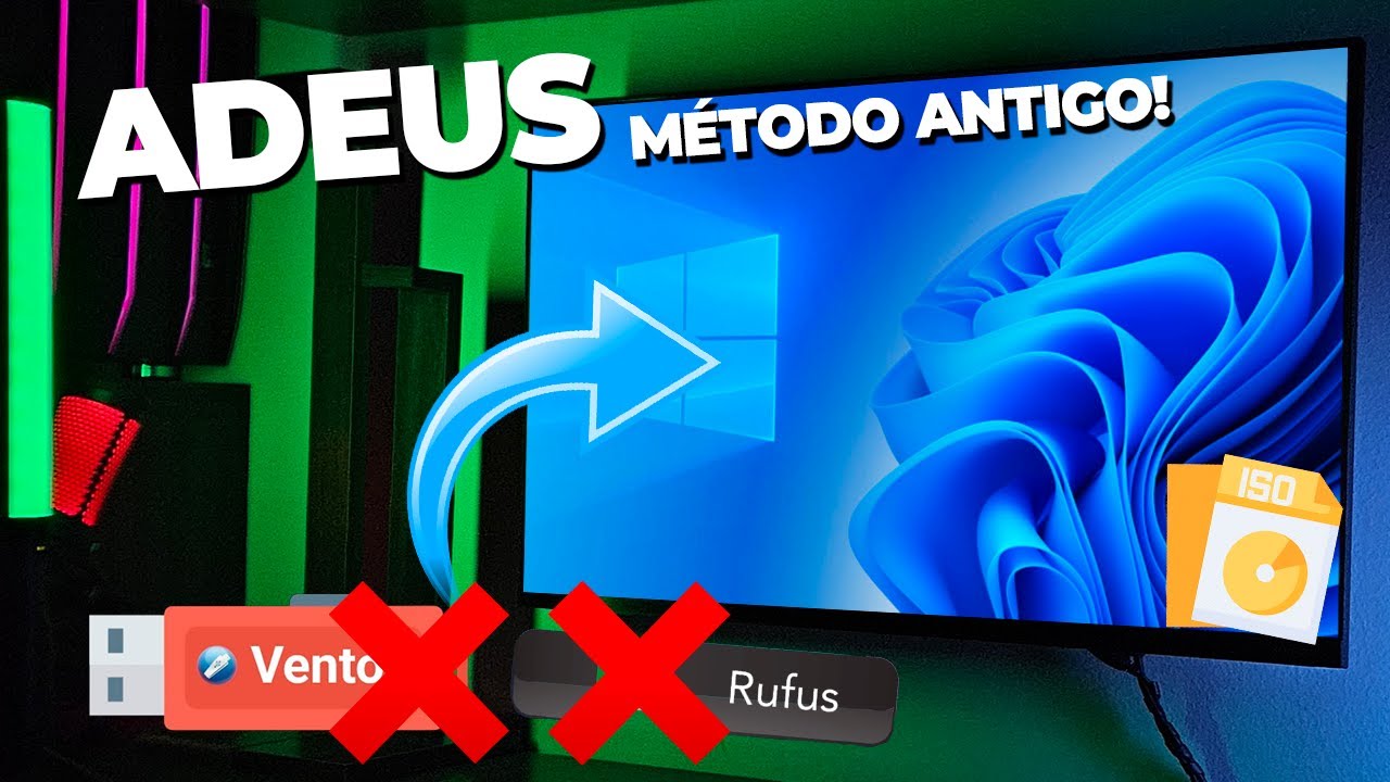 ADEUS PENDRIVE MULTIBOOT - INSTALE ATÉ 2 WINDOWS DE UMA UNICA VEZ! CONHEÇA O PENDRIVE BOOT MICROSOFT