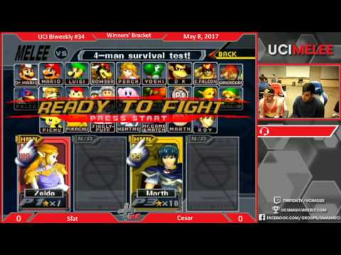 UCI Biweekly # 34 - SFAT(sheik) vs Cesar(marth)