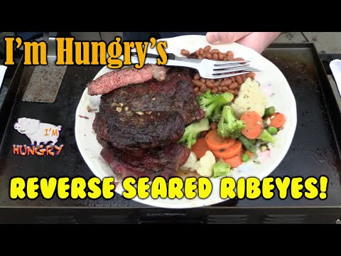 Reverse Seared Ribeyes with Pesto! - Blackstone and RecTeq BFG RT-250