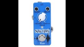 Video thumbnail for Xvive V8 Chorus Vibrato Pedal Demo and Review by Kevys RC & Music