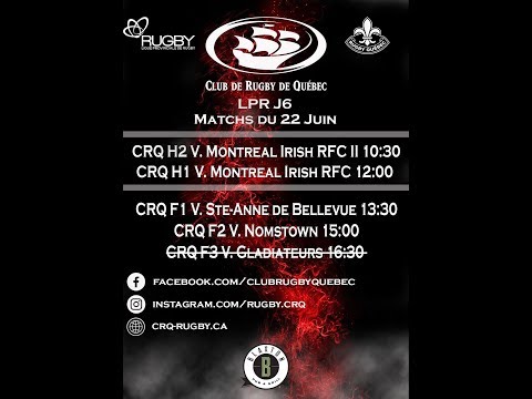 Diffusion en direct de CRQ - Club de Rugby de Québec