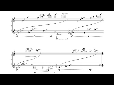 Sam Wu: Tiny Forests (2021), for solo piano [SCORE]