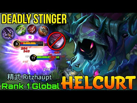 Deadly Stinger Helcurt Instant Kills! - Top 1 Global Helcurt by 精武 Ritzhaupt - Mobile Legends