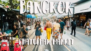 BANGKOK THAILAND VLOG DAY 2 | CHATUCHAK WEEKEND MARKET | NIGHT MARKET