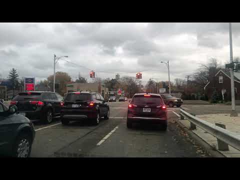 Driving in Royal Oak, Michigan, U.S.A.