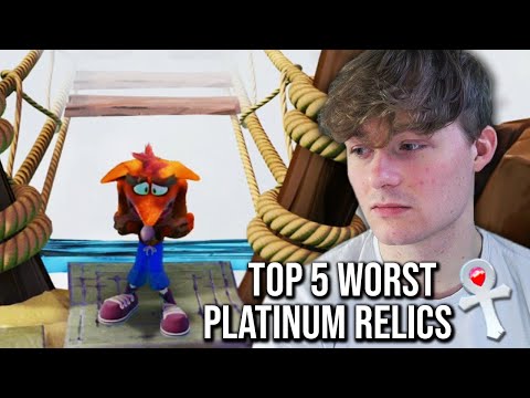 Top 5 WORST Platinum Relics in Crash Bandicoot 1