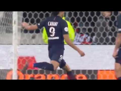 Edinson Cavani Goal HD   Lyon 0 1 PSG   27 11 2016