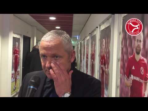 Jack de Gier na afloop van Almere City FC - SC Cambuur