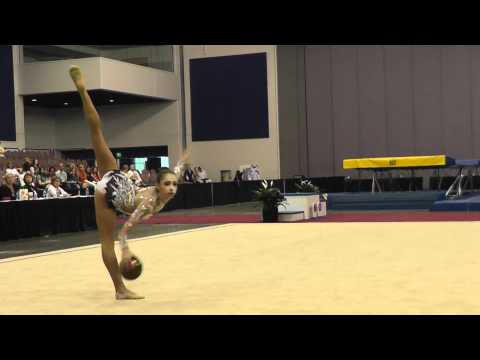 Rebecca Sereda - Ball - 2012 Sr Rhythmic Nationals - Day 1