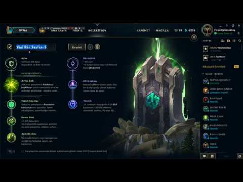 AMUMU JUNGLE SEZON 8 RÜN DİZİLİMİ(LEAGUE OF LEGENDS S8 RÜNES)