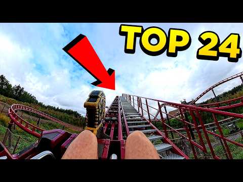 TOP 24 FASTEST ROLLER COASTERS IN POLAND | 2025 EPIC SMOOTH POV RIDES