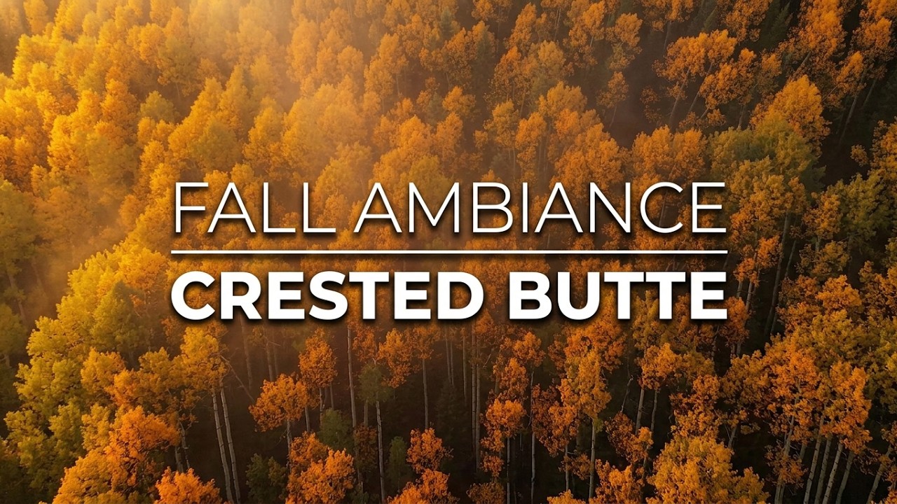 Crested Butte fall colors video