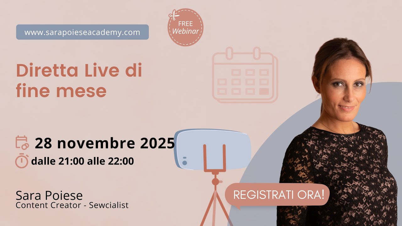 Diretta live fine mese | NOVEMBRE I  2025 | Sara Poiese