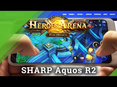 Heroes Arena on SHARP Aquos R2 - Game Test