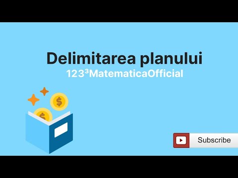 Determinarea planului.