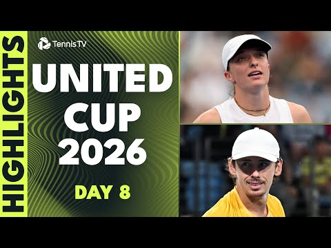 Swiatek-Joint; De Minaur vs Hurkacz in Quarter-Final 🇵🇱🇦🇺 | United Cup 2026 Day 8 Highlights