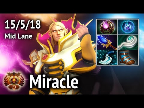 Invoker. Miracle. Liquid. Mid Lane. Full game. Dota 2 #1