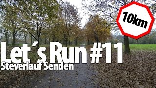 preview picture of video 'Let´s Run #11 - Steverlauf Senden - 10km: neue persönliche Bestzeit'