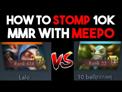 HOW TO DESTROY 10K MMR PLAYERS WITH MEEPO (vs. EternalEnvy)
