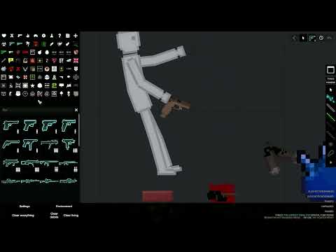 killing the slime king from Terraria in people playground