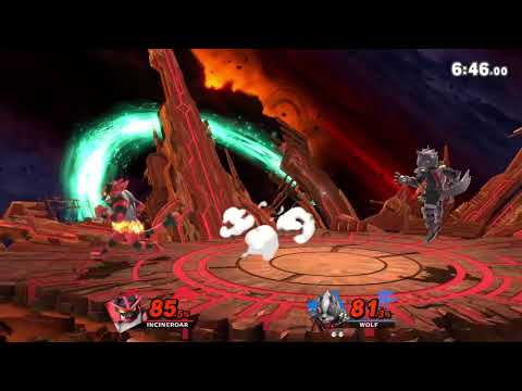 Epic matches in vet arenas - Wolf, SSBU