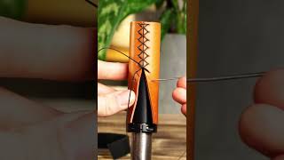 🧵Hand-Stitching Leather Grips🧵 #soumaleather #leathercraft #leathergoo