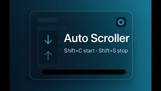 Free Auto Scroller [chrome extension]