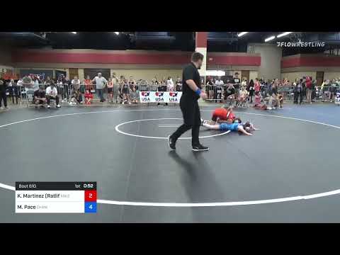 80 Lbs Rr Rnd 5 - Krislynn Martinez (Ratliff), Maize Wrestling Club Vs Maquelle Pace, Champions Wr