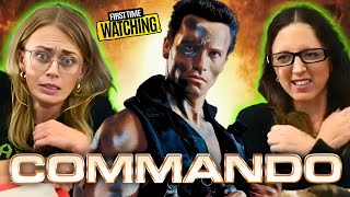 COMMANDO ! MOVIE REACTION | First Time Watching (1985) Gina's first Arnold Schwarzenegger film !
