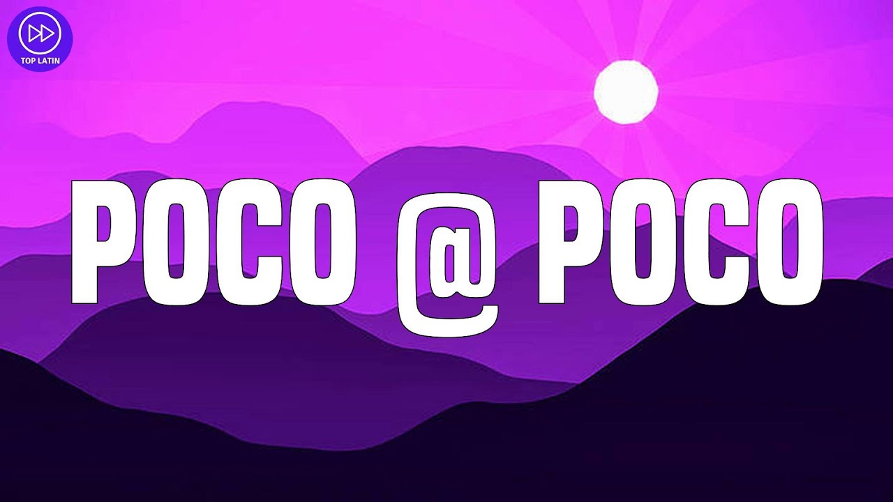 Ana Mancebo - POCO @ POCO (Letra/Lyrics)