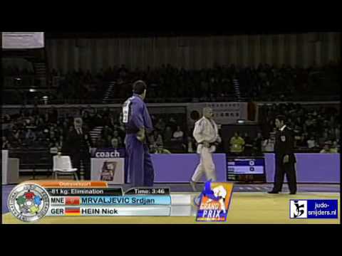 Judo 2010 Grand Prix Dusseldorf: Srdjan Mrvaljevic (MNE) - Nick Hein (GER) [-81kg]