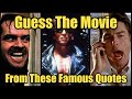 Can you guess the movie from these famous quotes? (Audio Quiz)