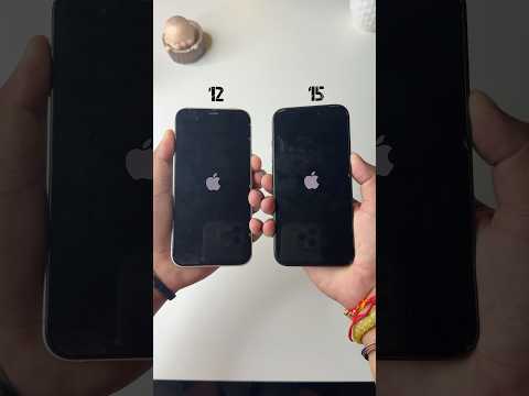 iPhone 12 vs iPhone 15 speed test 🔥