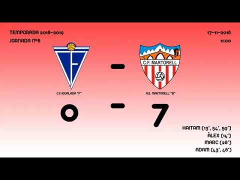 Resum C.F. Igualada "F" - A.E. Martorell "B"