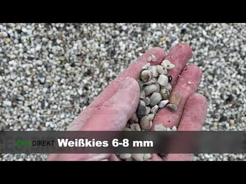 Weißkies 6-8 mm | KiesDirekt.de