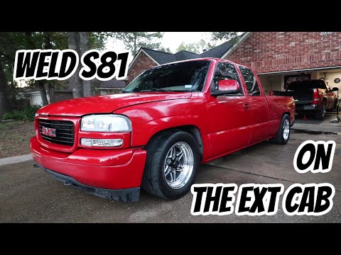 Weld Racing S81 wheels on my EXT CAB truck!