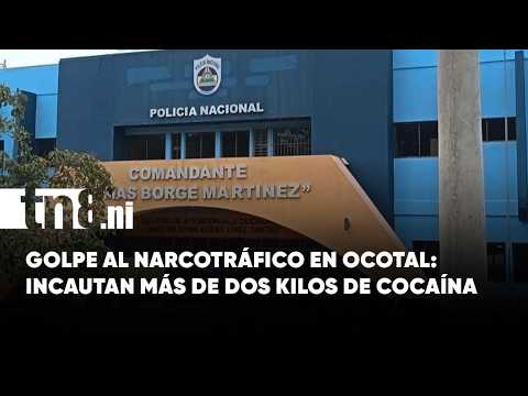 Dos detenidos tras incautación de más de dos kilos de cocaína en Ocotal