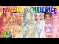 PASTEL RAINBOW CHALLENGE In Dress To Impress Making An Outfit For EVERY Color Of The Rainbow